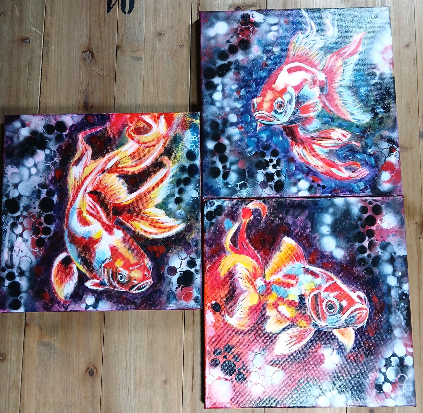 Les Dudules (Série complète 3 tableaux)