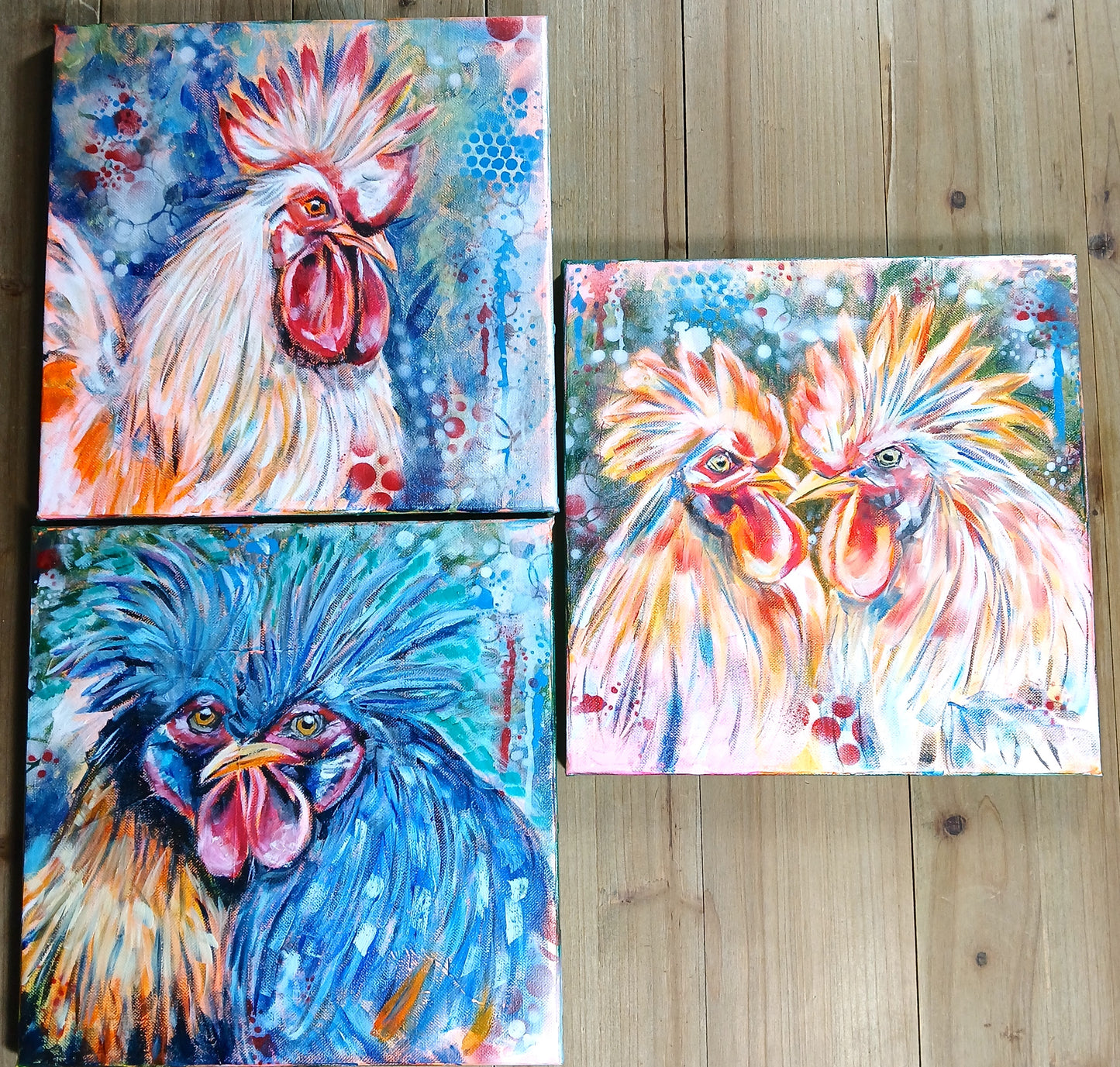 Les Rois de la Basse-Cour - Série Complète (3 tableaux)