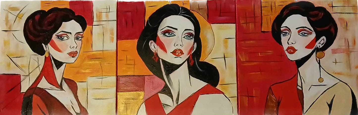 Charlie's Angels - Série de 3 Tableaux