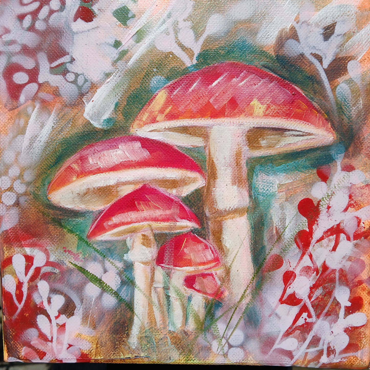 Mushrooms - Série de 9 tableaux