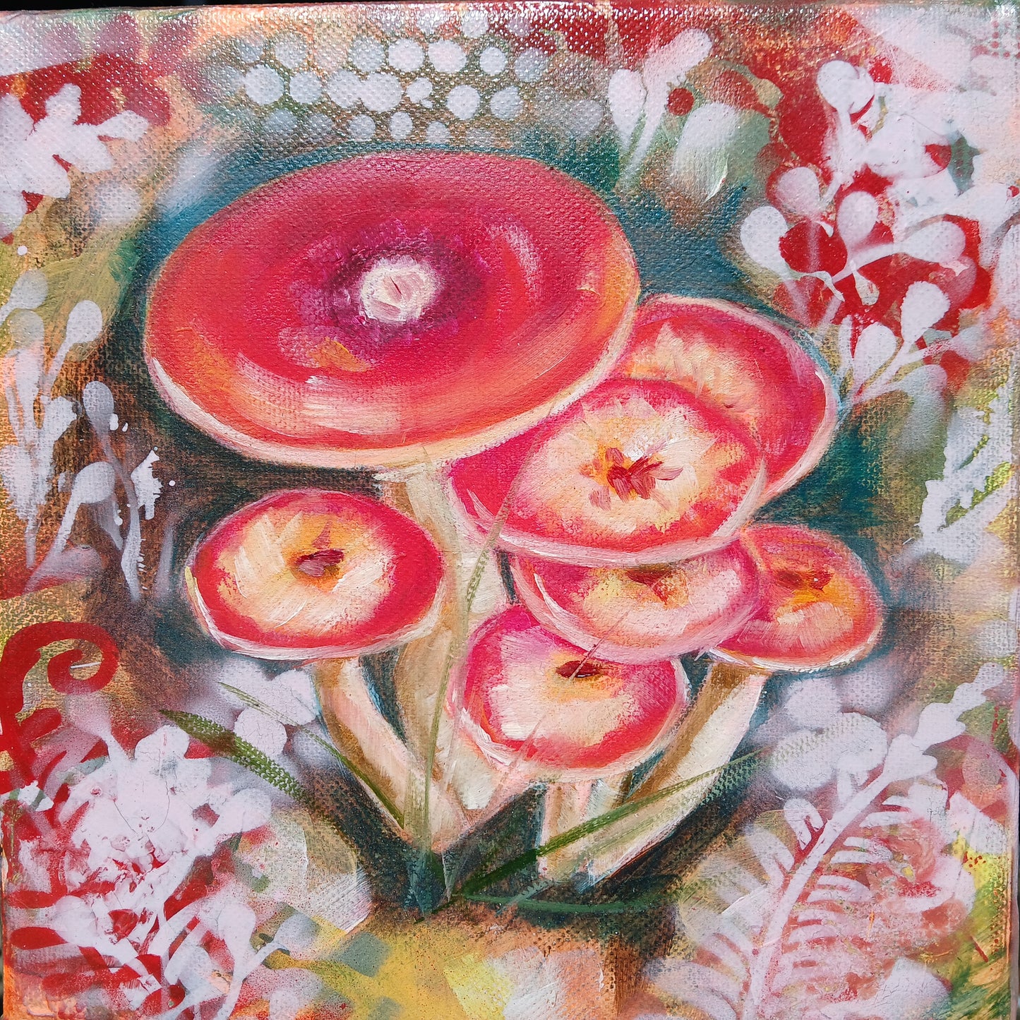 Mushrooms - Série de 9 tableaux