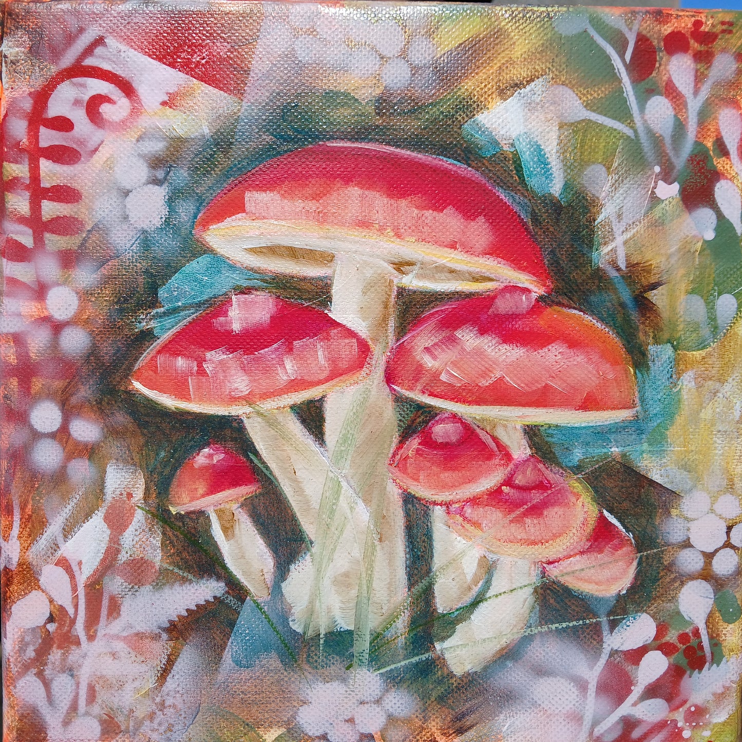 Mushrooms - Série de 9 tableaux