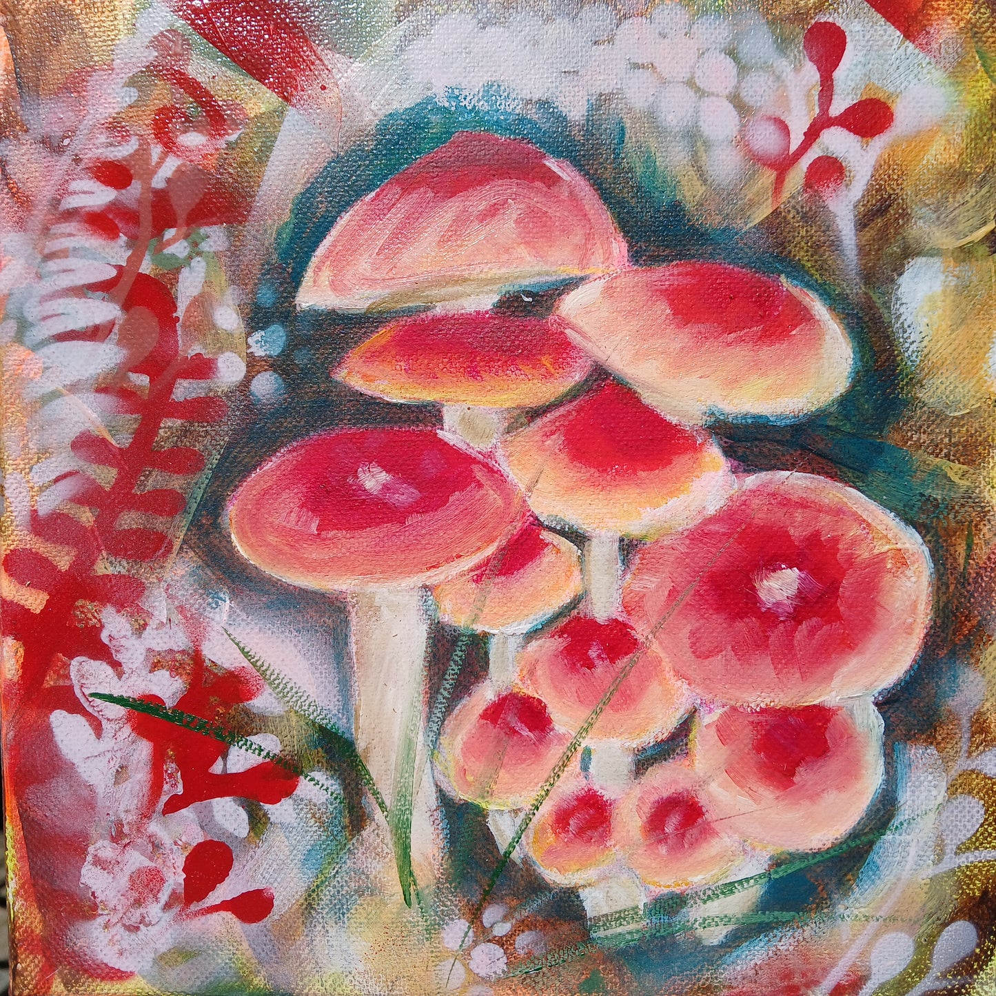 Mushrooms - Série de 9 tableaux