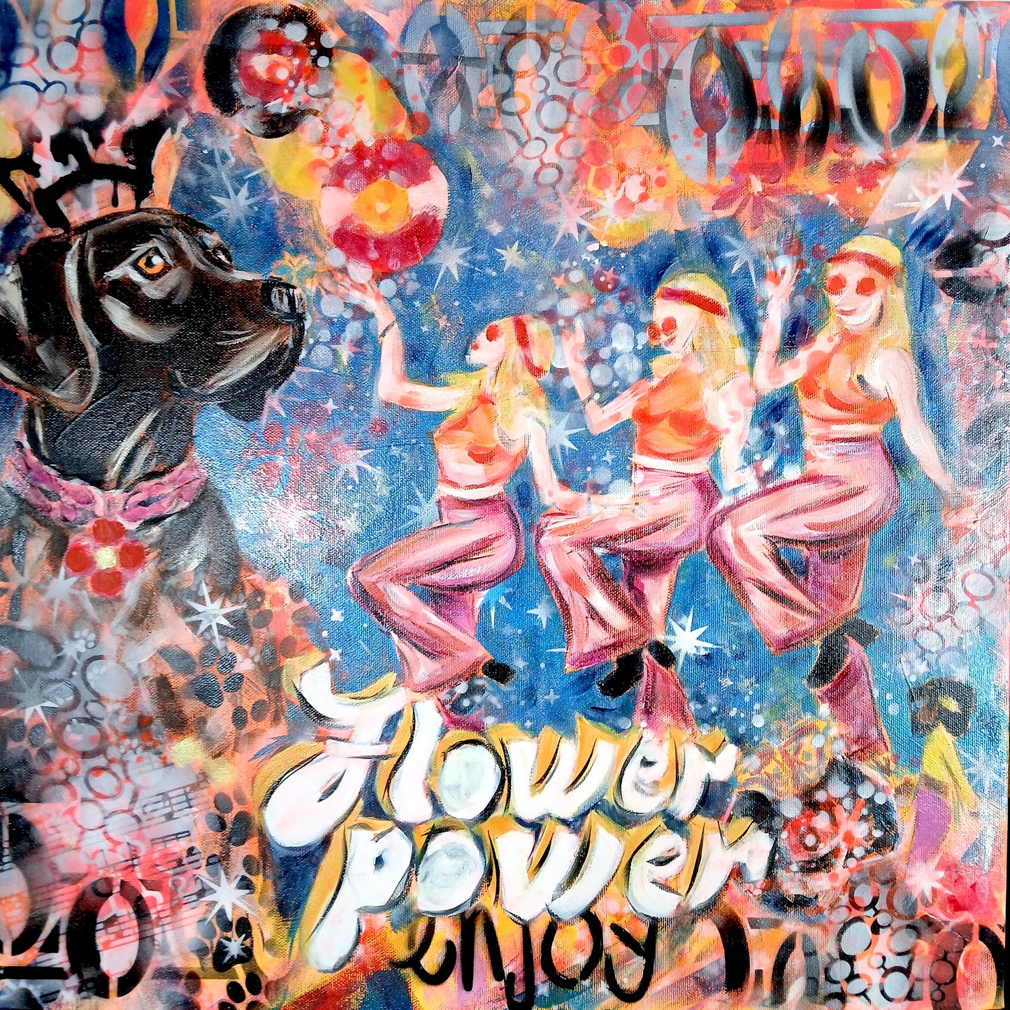 PSYCHEDELIC KING LABRADOR – GENTLEMAN DOG