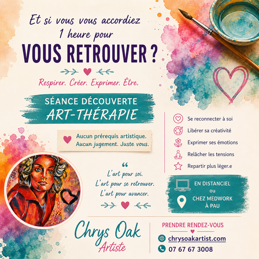 Art-thérapie – Prestation découverte (1h)