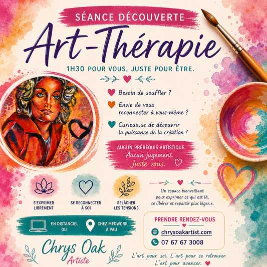 Art-thérapie – Séance approfondie (1h30)