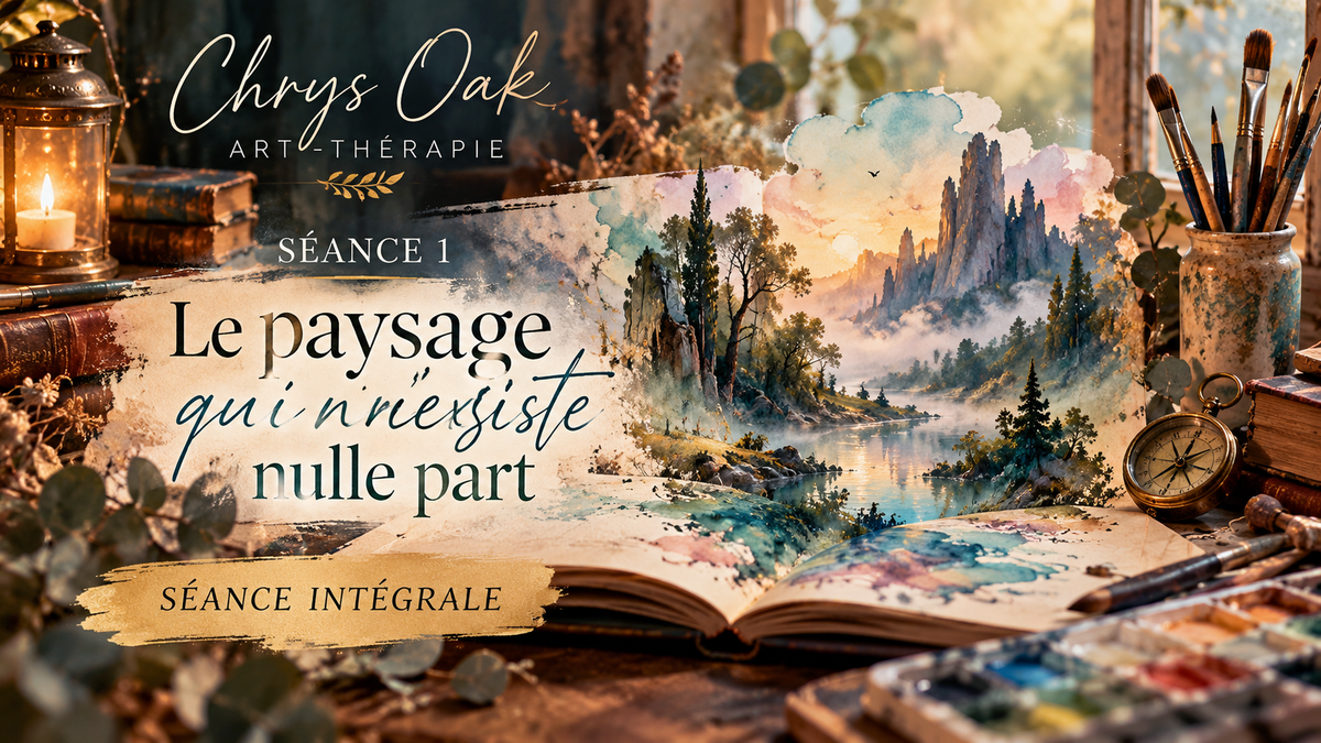 Art-thérapie — Séance 1 | Le paysage qui n’existe nulle part