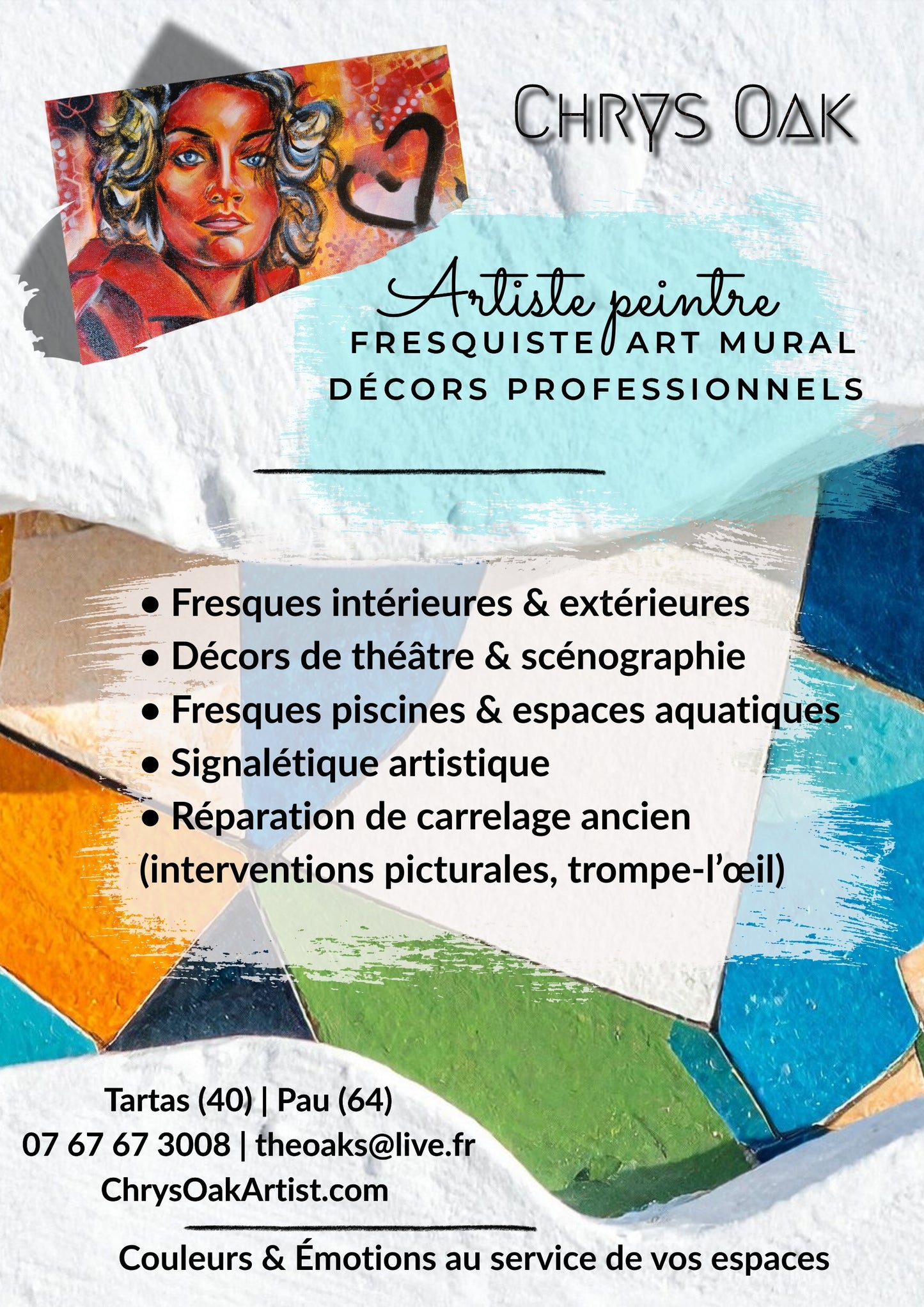 Initiation à la peinture acrylique – 22 Mai 2026 de 14h à 16h – à Medwork (Pau)